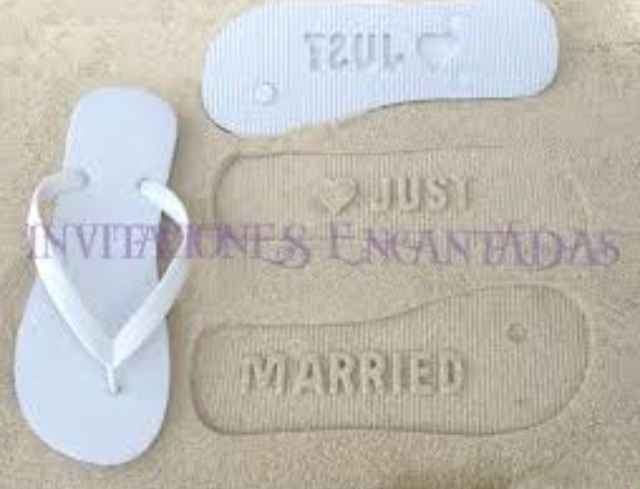 Sandalias para playa "dejan huella" - 2
