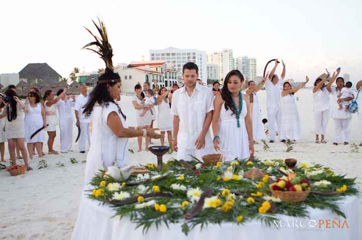 En la ofrenda