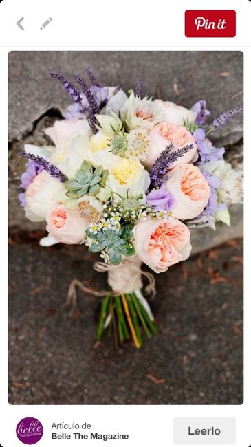 Ideas para un ramo lila/morado con rosas - 2