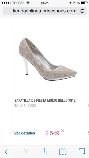 Zapatillas para boda de noche en invierno - 1