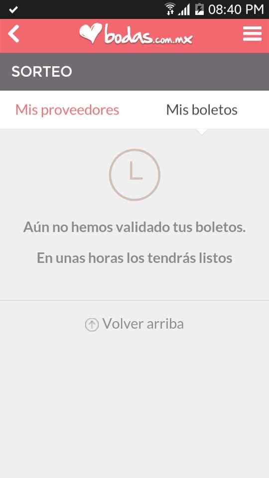 Boletos sorteo - 1