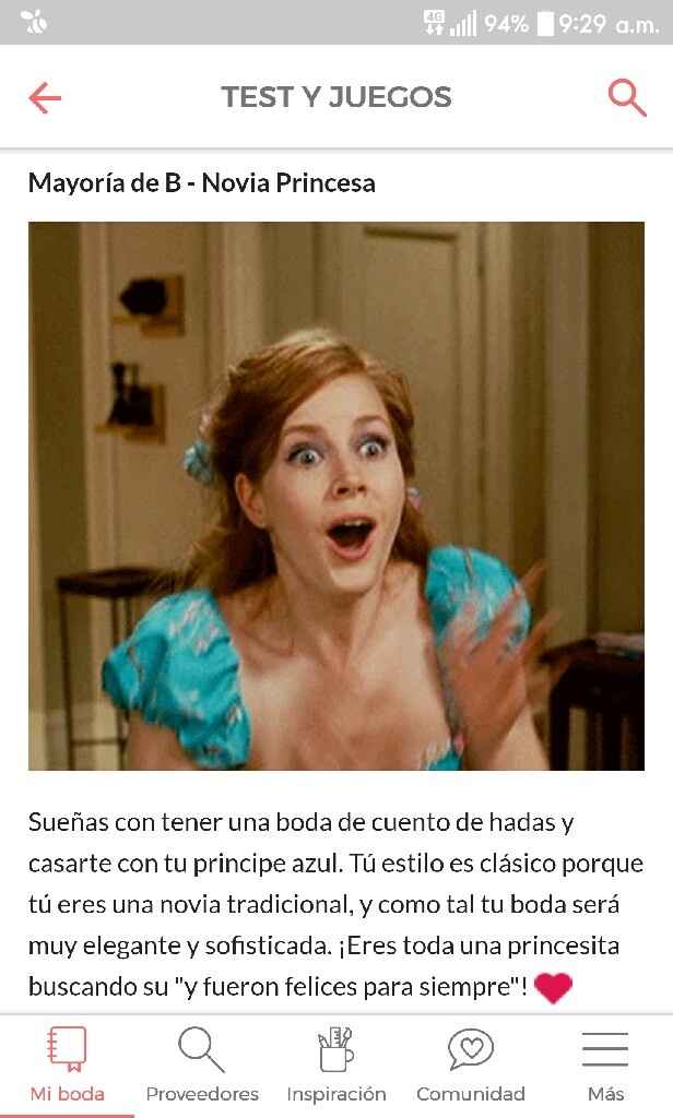 ¿Eres una novia princesa o guerrera? ¡Resultados! - 1