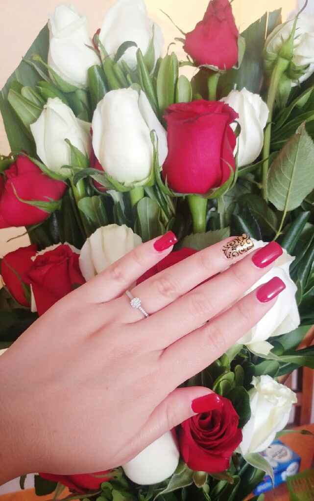 ¿cómo es su anillo de compromiso? - 1
