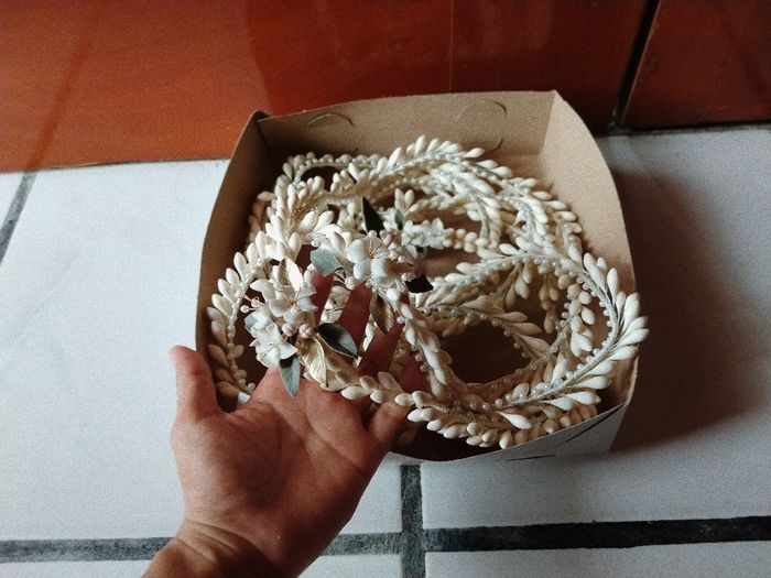 Llegó mi tocado 👏👰 1