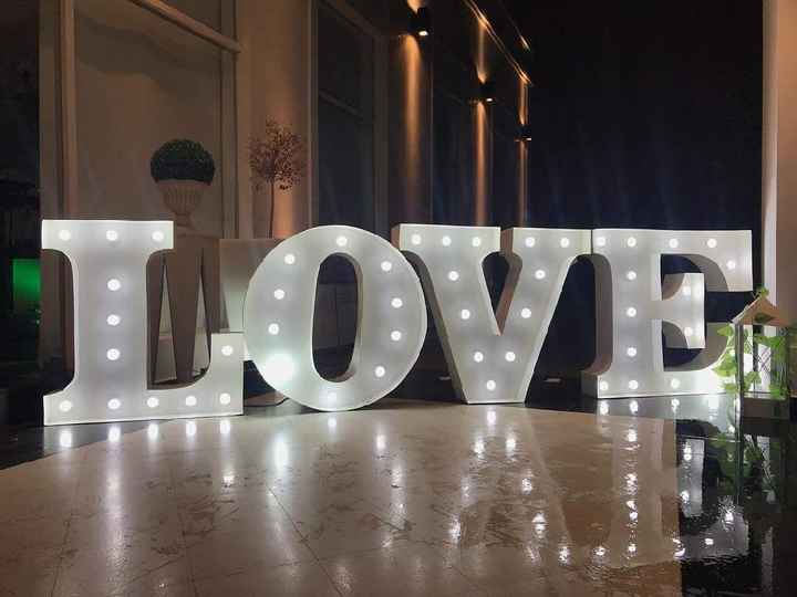 Letras led 💡❤️ - 1