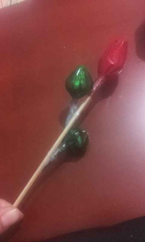 Tuto- rosas de chocolates: regalito o recuerdito - 9