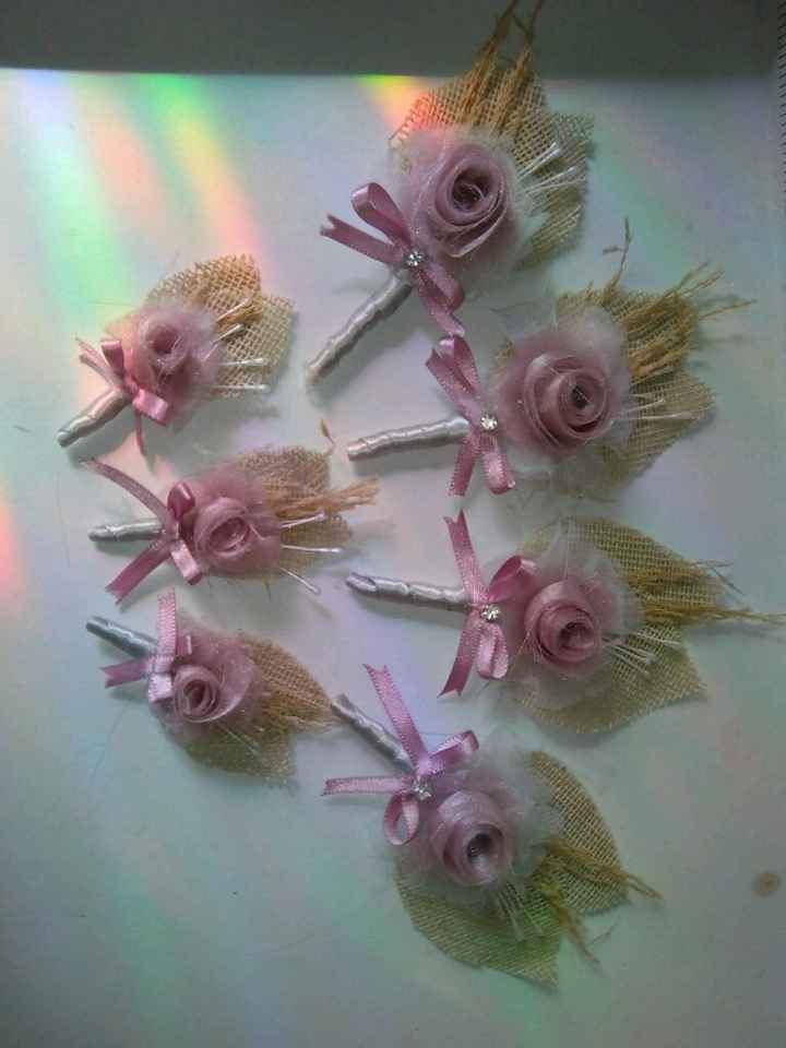 Mi ramito y boutoniers diy - 5