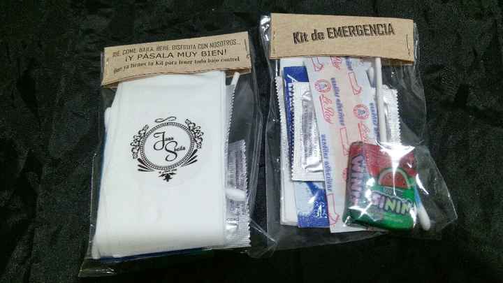Avances syj: pañuelitos para lágrimas, kits sos y recuerditos para la despe - 2