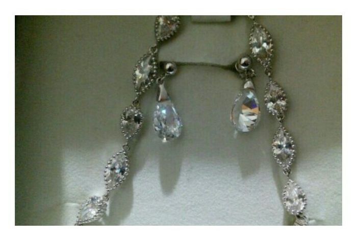 Collar y aretes para la novia - 1