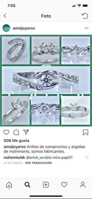 Si hubieras podido elegir el anillo de compromiso.. - 1