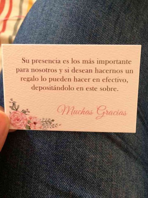 Frases para pedir dinero como regalo 12
