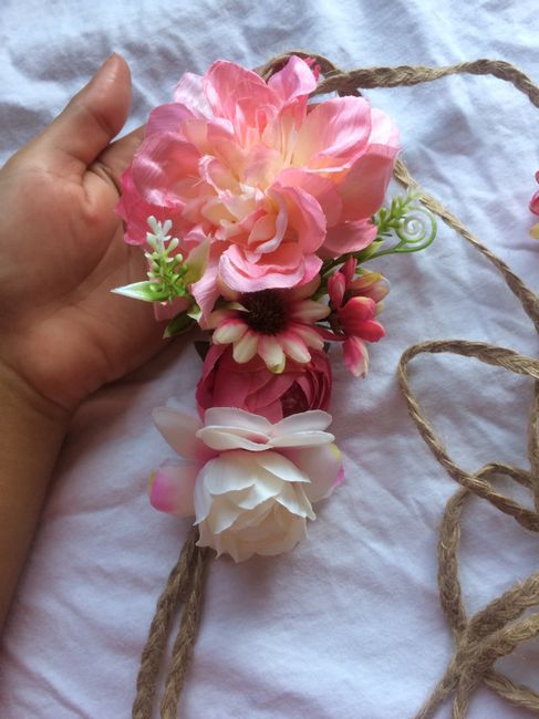 Llego mi tocado de flores🌸 - 2