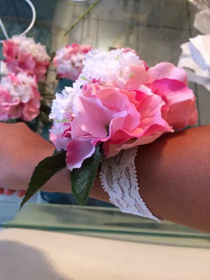 Corsage para mis damas y pajecitas diy ✔️ - 1