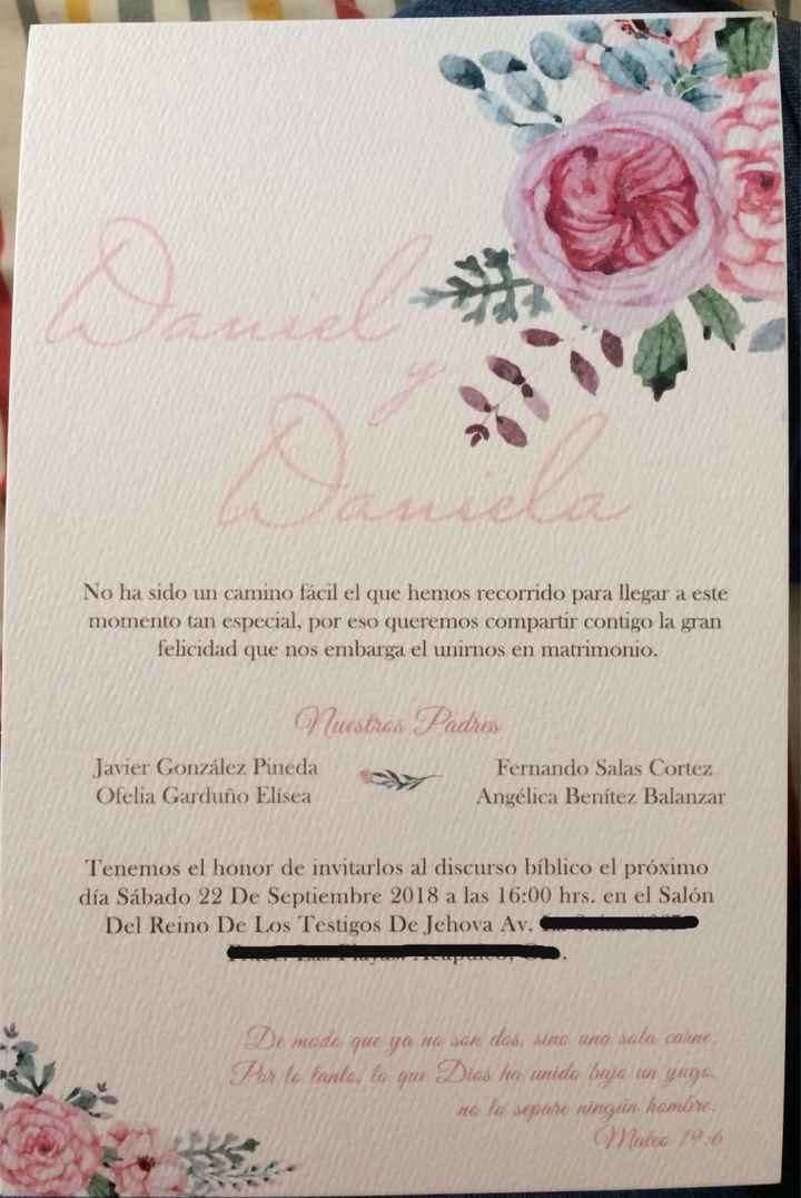 Mis invitaciones listas!✔️ - 2