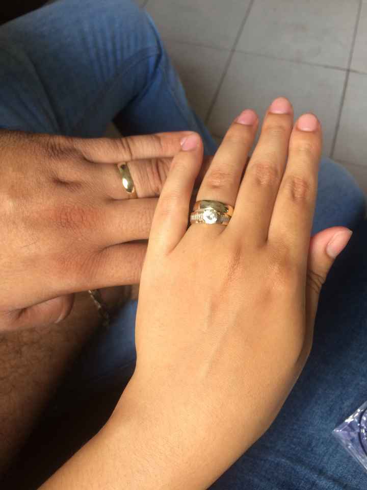 Nuestros anillos❤️ - 2