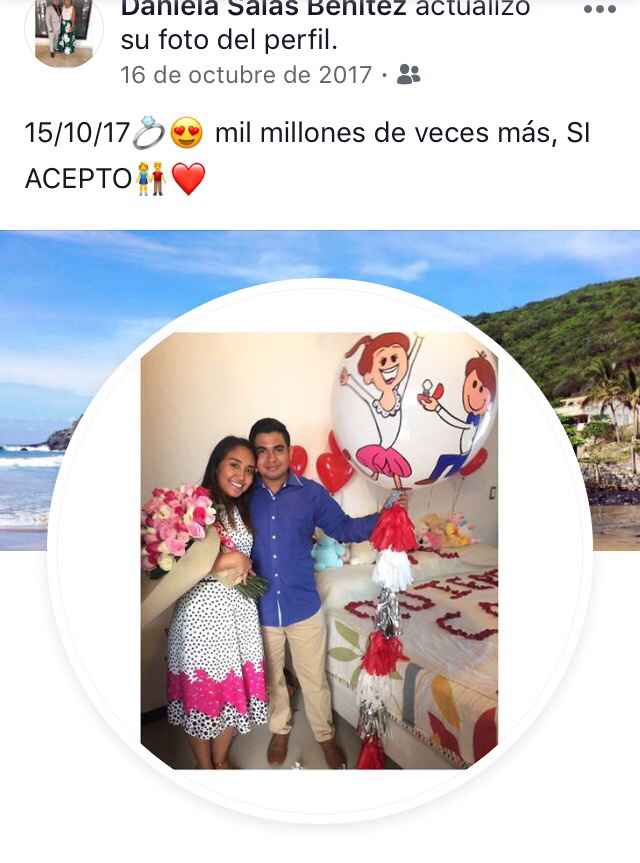 Como anunciaron su compromiso en redes sociales - 1