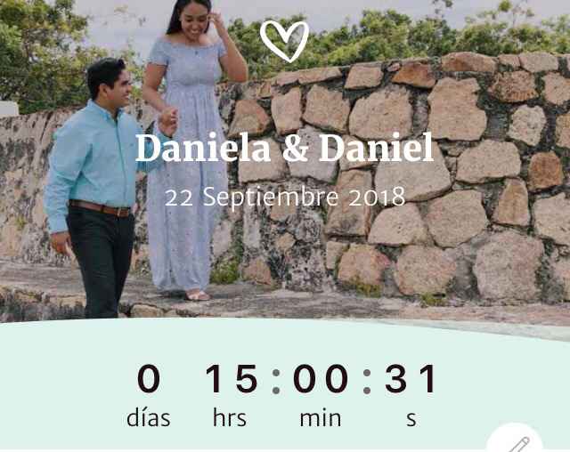 Mi contador a horas del gran día⏰ - 2