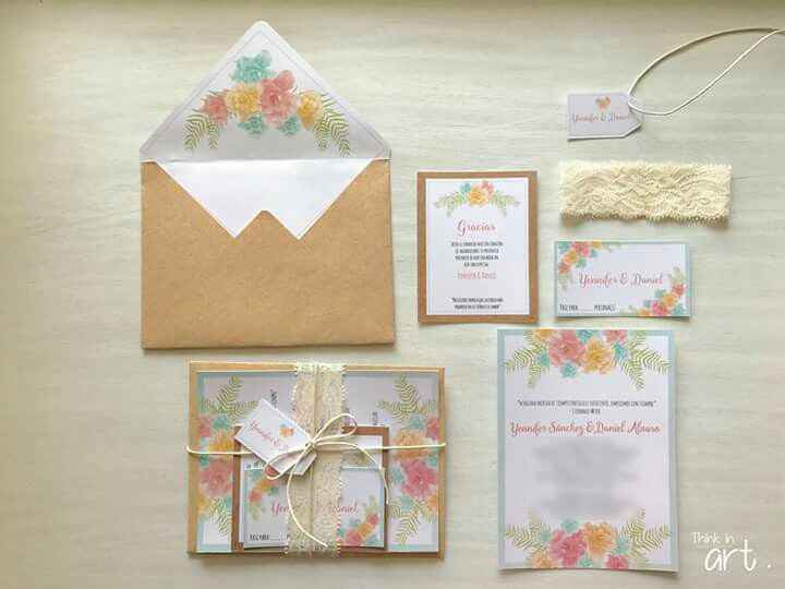 Invitaciones de boda - 1