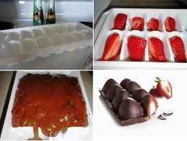 FRESAS CON CHOCOLATE