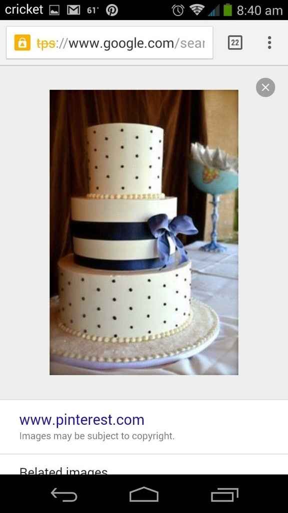 Pasteles para tema azul marino y silver e ivory y otros colores. - 4