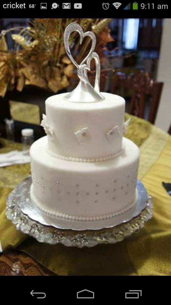 Pasteles para tema azul marino y silver e ivory y otros colores. - 9