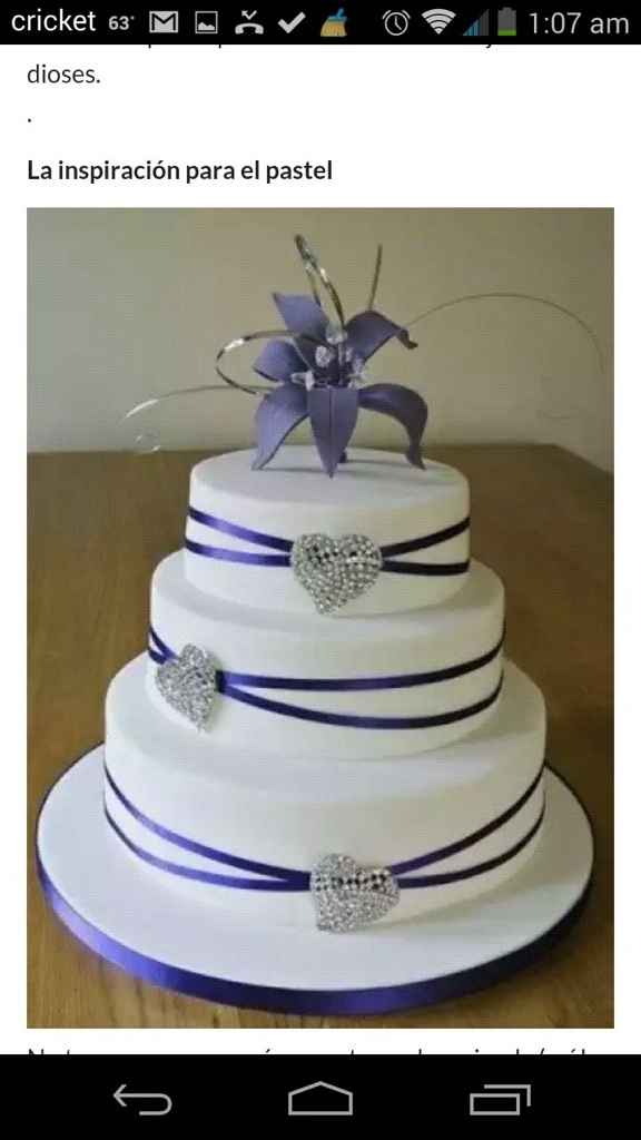 Pasteles para tema azul marino y silver e ivory y otros colores. - 11
