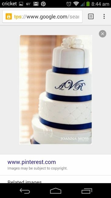 Pasteles para tema azul marino y silver e ivory y otros colores. - 5