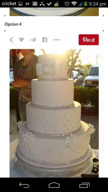 Pasteles para tema azul marino y silver e ivory y otros colores. - 6