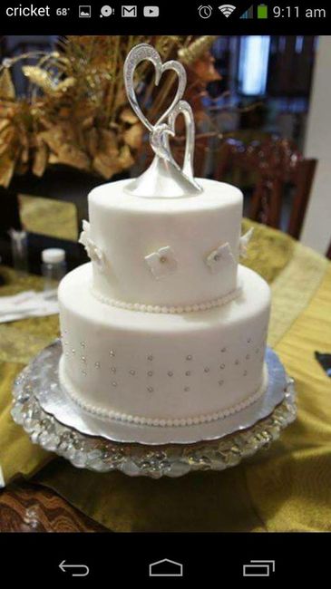 Pasteles para tema azul marino y silver e ivory y otros colores. - 9