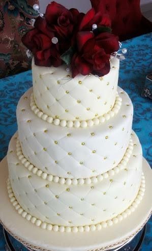 Pasteles para tema azul marino y silver e ivory y otros colores. - 14
