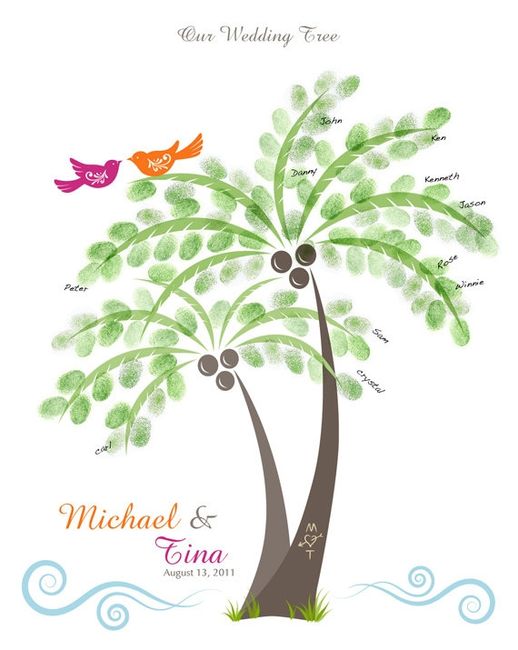 Arbolitos de huellas/firmas *nuevos modelos* - 6