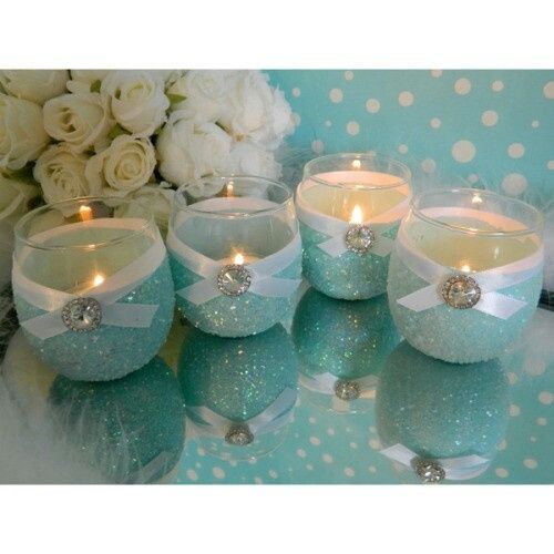 Velas para centros de mesa dyi - 1