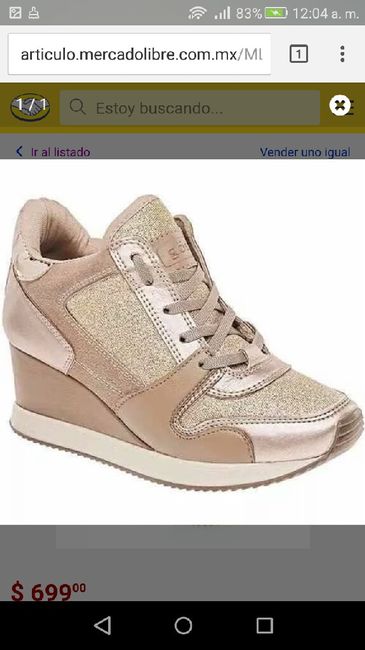 Tenis para novia - 2