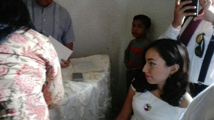 La unica foto de la ceremonia