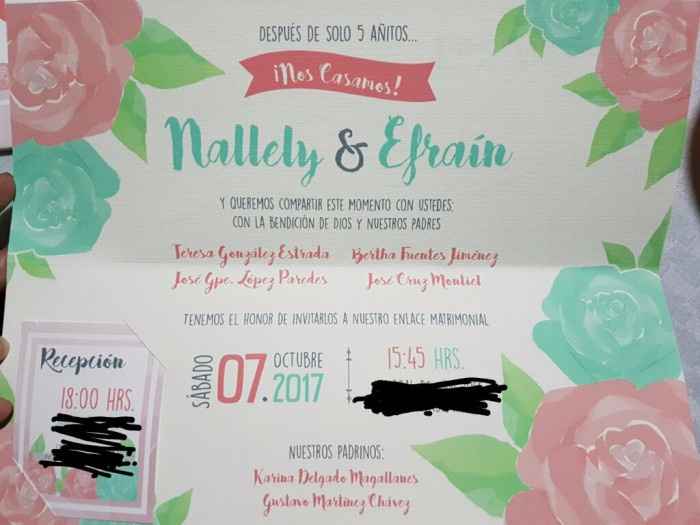 Ideas de invitacion 2