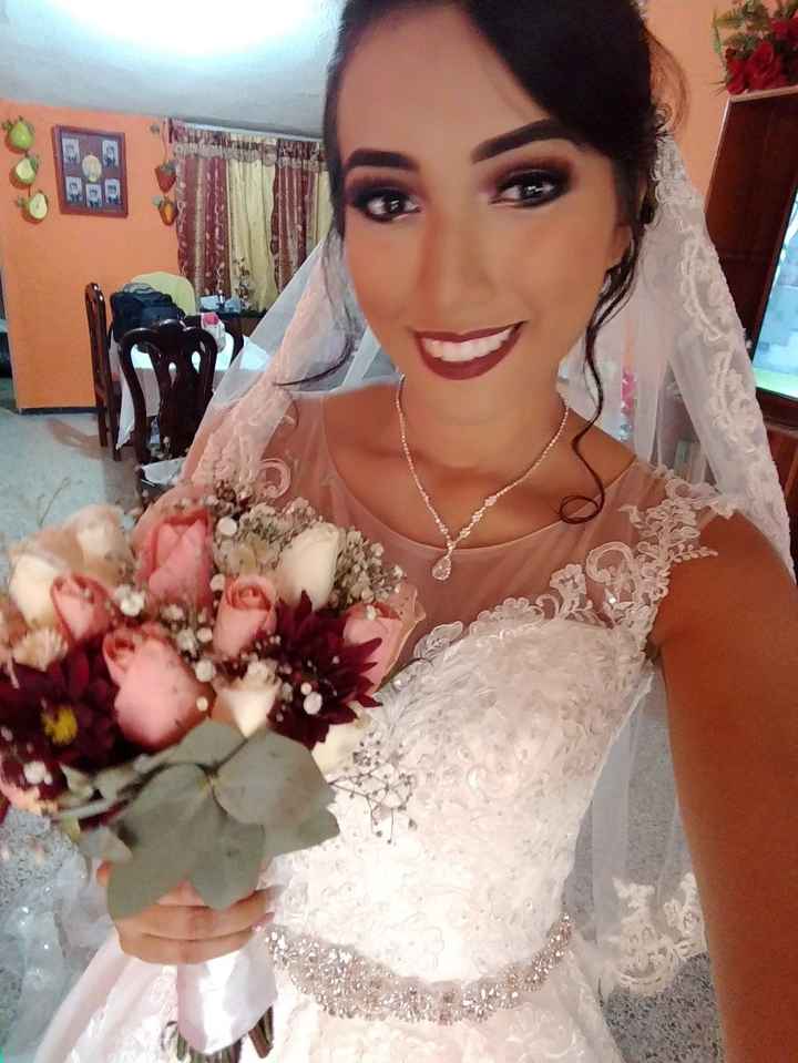 selfie antes de salir de casa