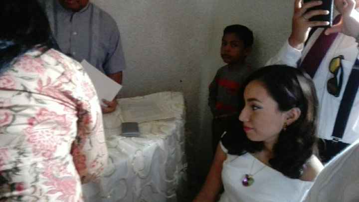 La unica foto de la ceremonia