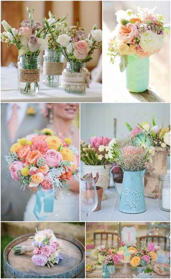 Idea menta y rosa
