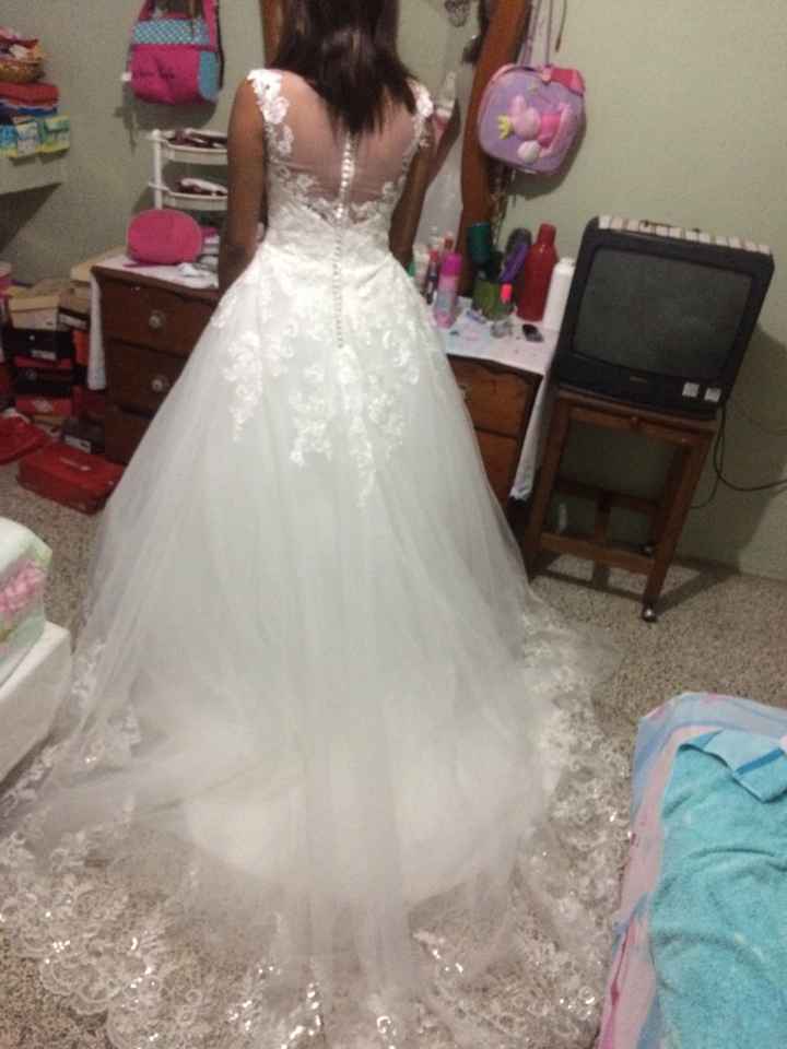 Al fin! mi vestido de novia aliexpress - 1