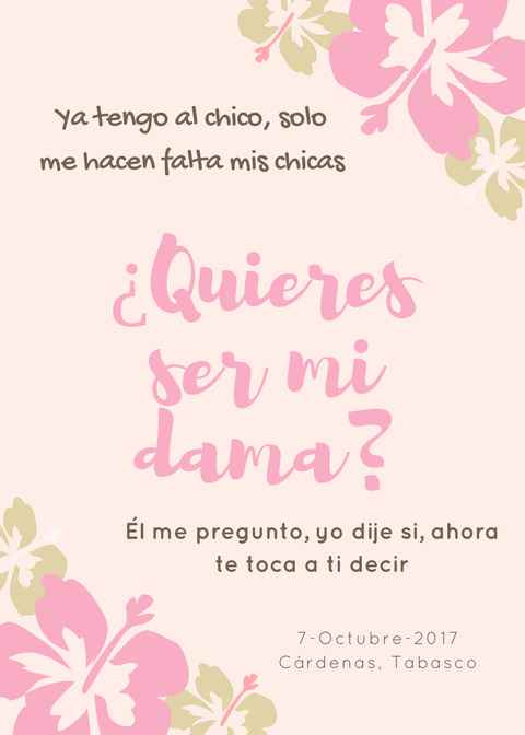 Save the date e invitaciones para damas! - 2