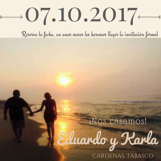 Save the date - 1