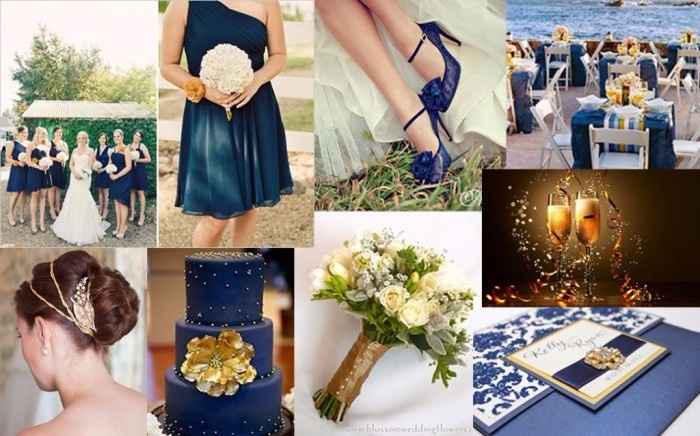 Idea azul con dorado 3
