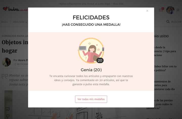 Medalla genia