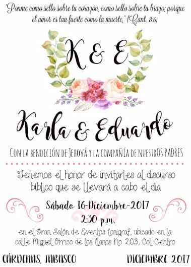 Diseño invitaciones