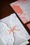 Invitaciones con blonda