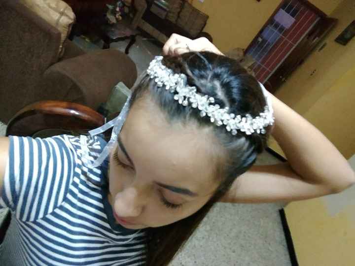 Llegó mi tiara/tocado aliexpress - 3