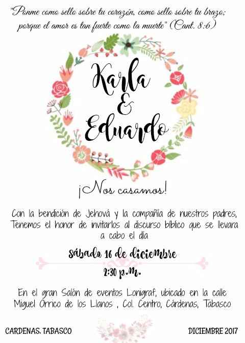 Mi diseño de invitacion