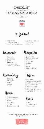 Organizar una boda 