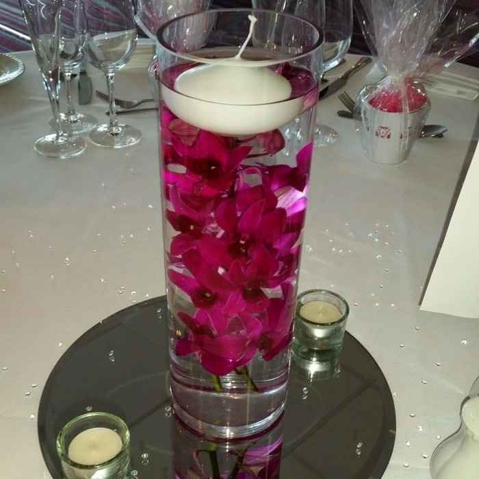 Centro de mesa cilindro