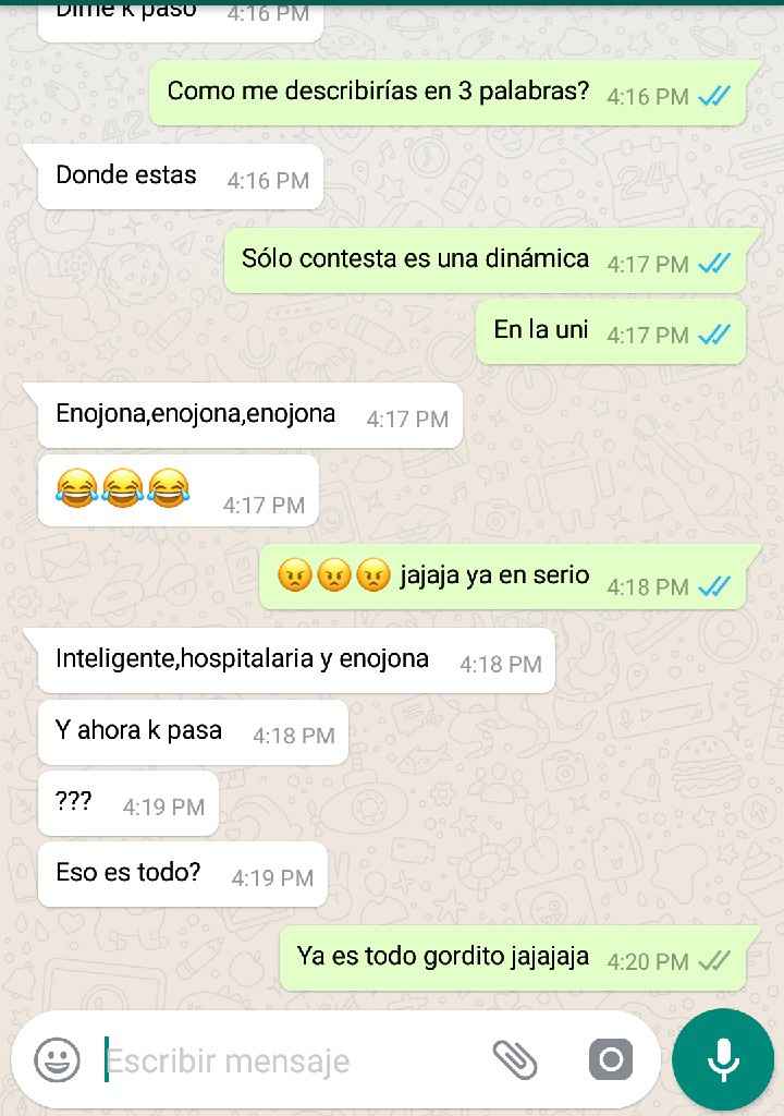 ¿Cómo te describiría tu FM en 3 palabras? - 1